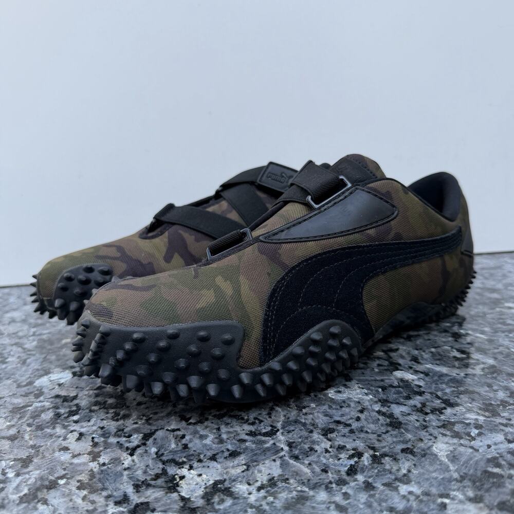 PUMA Mostro Camo Slip On Green Sneakers Casual Shoes Women’s Size 10.5 402221-03